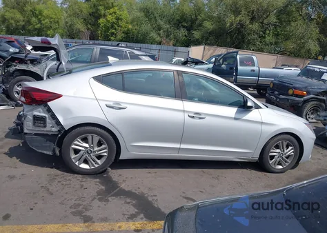2019 Hyundai Elantra Value Edition из США, поврежденный, VIN KMHD84LF8KU876484